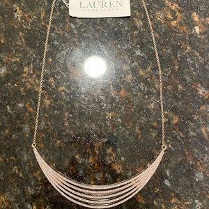 Ralph Lauren Rhinestone Collar Necklace. NWT.